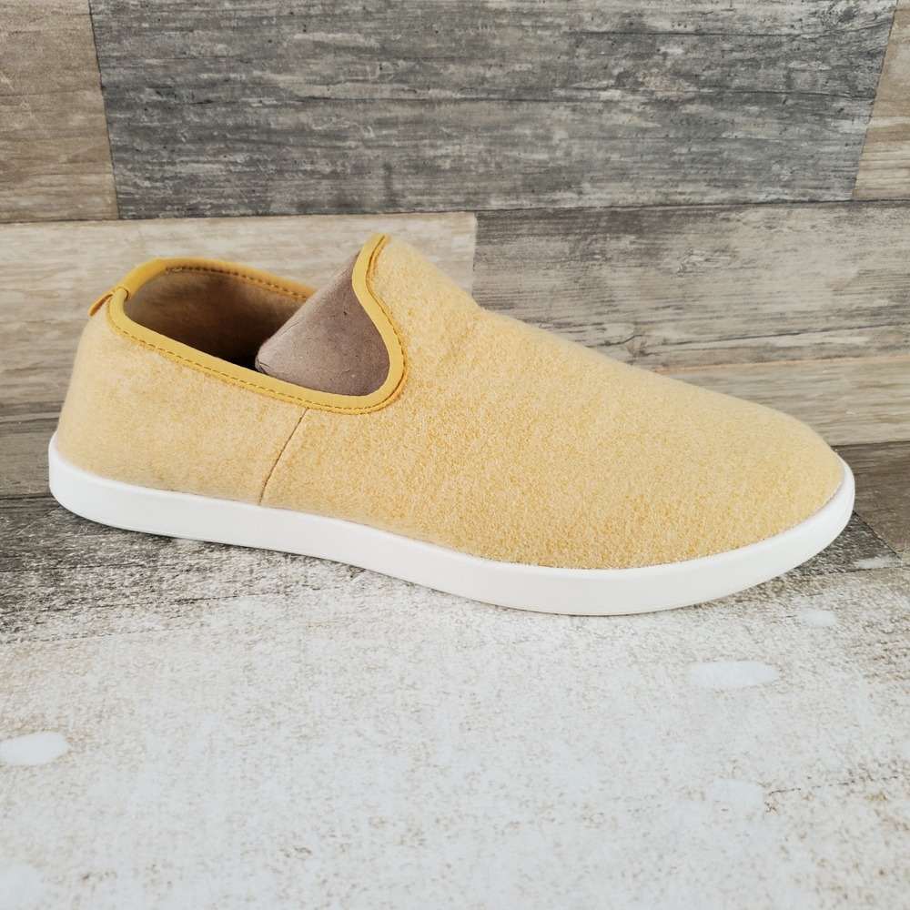 Allbirds Wool Loungers Mens Loafers Sz 9 Yellow Tuke Honey Round Toe Slip On